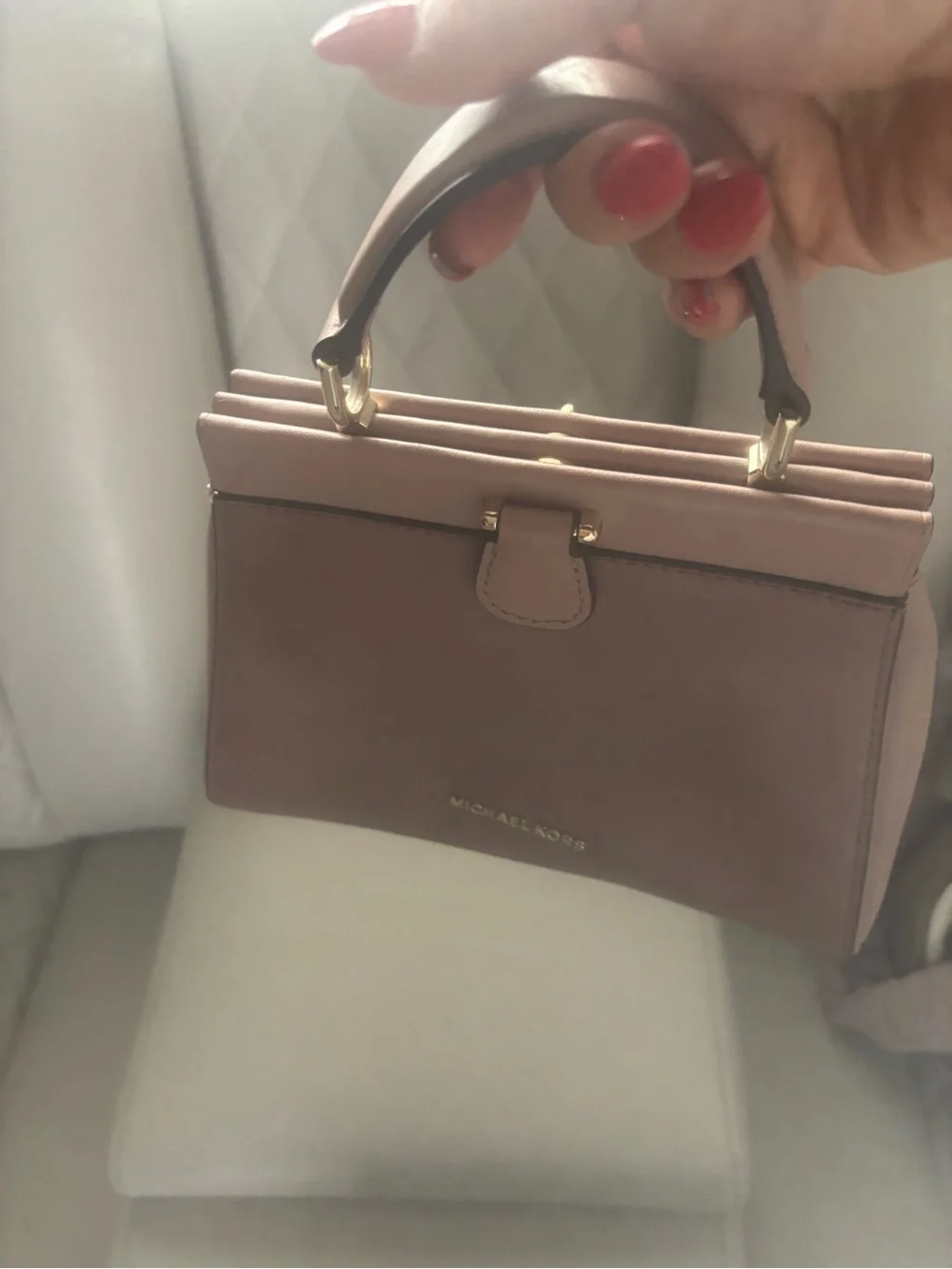 Michael Kors structured satchel